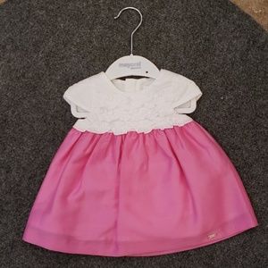 Pink/white dress